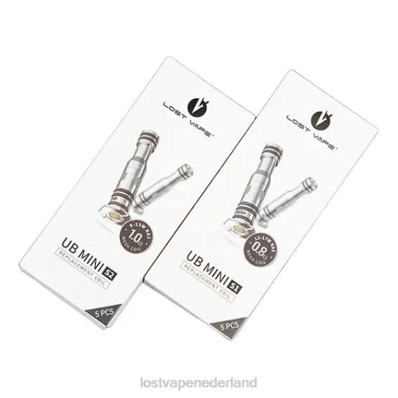 Lost Vape UB mini-vervangingsspoelen (5-pack) 0,8 ohm - Lost Vape near me Nederland TYU4R8