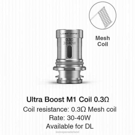 Lost Vape Ultra boostspoelen (5-pack) m1 v2 0,3ohm - Lost Vape disposable TYU4R346