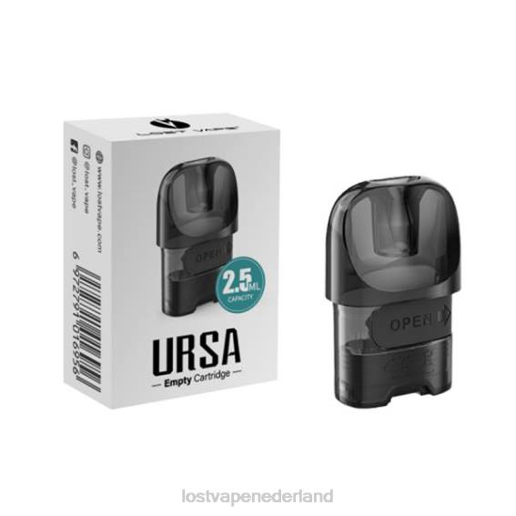 Lost Vape URSA vervangende peulen zwart (2 ml lege padcartridge) - Lost Vape prijs Nederland TYU4R215